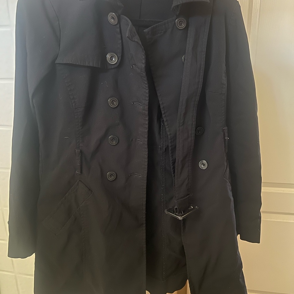 Rampage Black Trench Coat